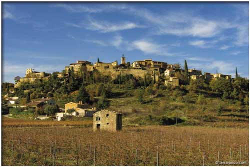 La randonnée pédestre de Faucon en Vaucluse