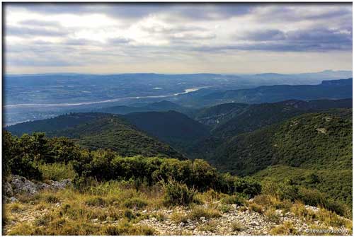 Randonnée pédestre Puget sur Durance et le pic de l'Aigle dans le Vaucluse