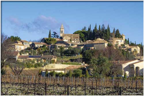 La randonnée de Roaix, au coeur des vignobles en Vaucluse