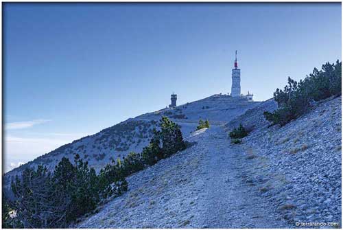 Rando sommet mont Ventoux, versant Nord / au départ du mont serein