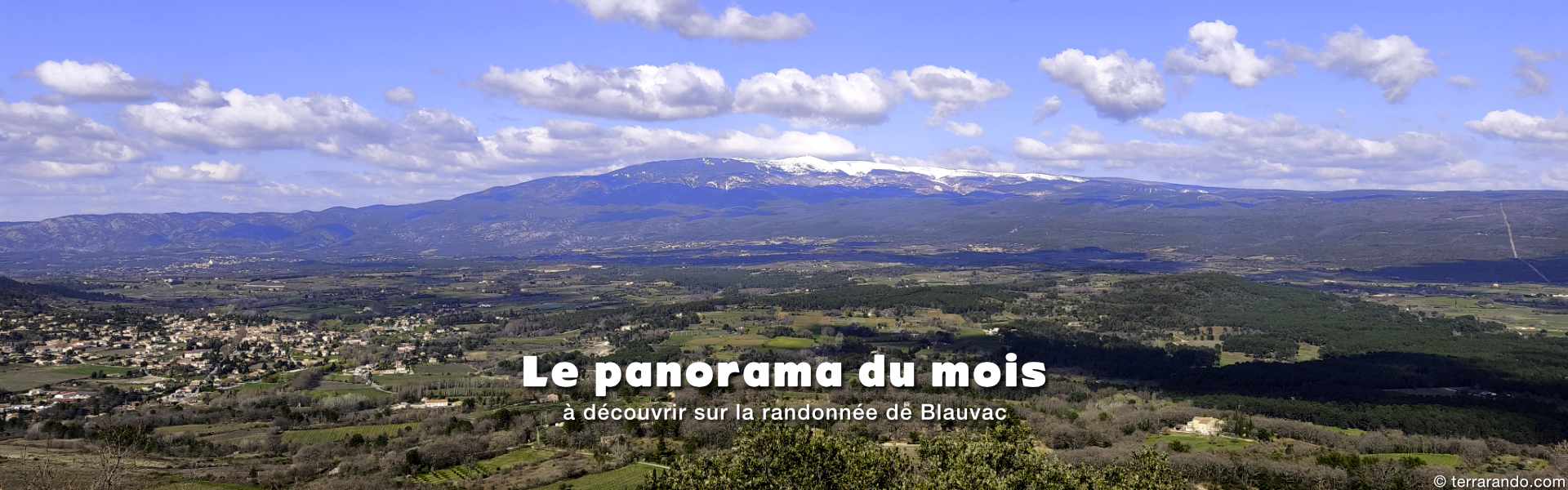 Panorama à découvrir sur la randonnée de Blauvac et la chapelle Notre-Dame des Anges dans les Monts de Vaucluse