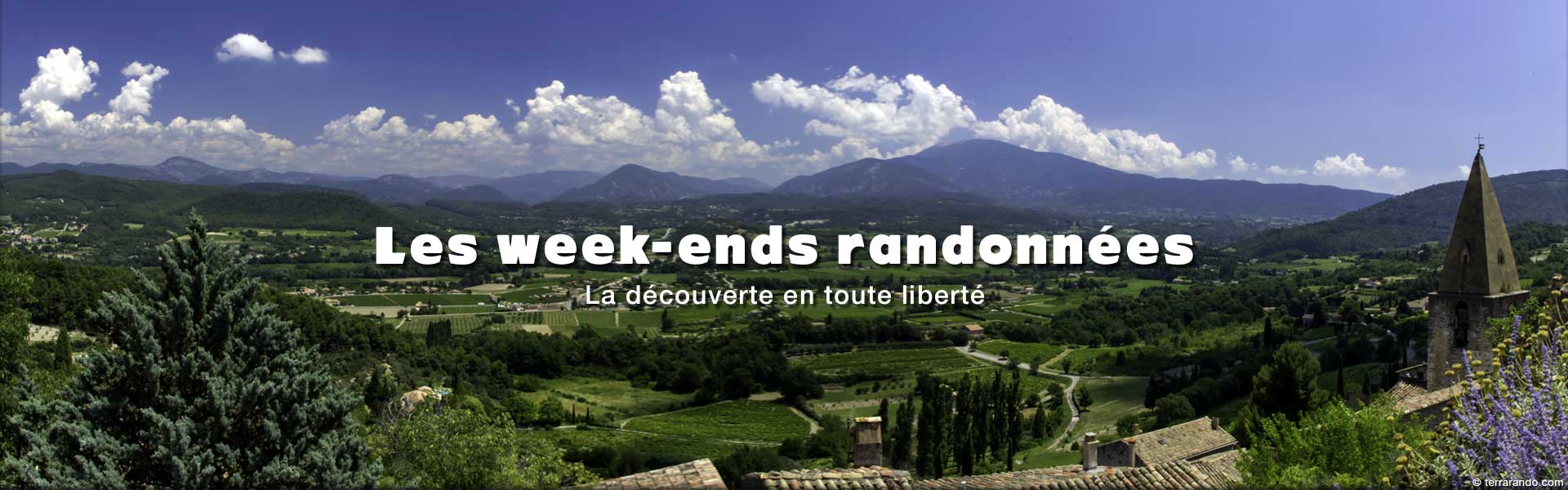 week-ends et séjours randonnées dans le Vaucluse