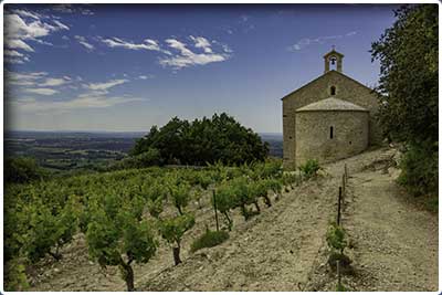 randonnée pédestre de Beaumes de Venise, au sud des Dentelles de Montmirail