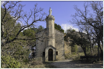 randonnée pédestre de Blauvac et la chapelle Notre-Dame des Anges dans les Monts de Vaucluse