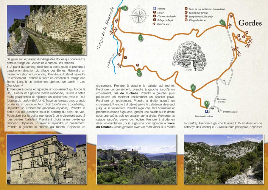 La randonnée pédestre de Gordes et les gorges de la Sénancole