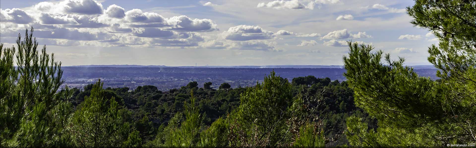 Randonnée pédestre dans le Vaucluse à l'Isle sur la Sorgue