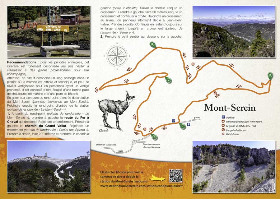 La randonnée pédestre du Mont-Serein sur le versant Nord du mont Ventoux