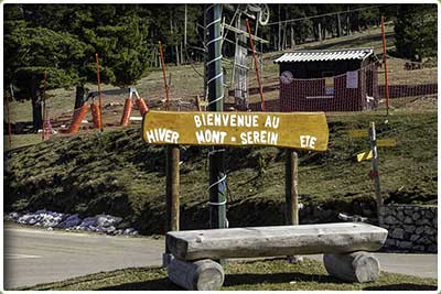 Randonnée pédestre du Mont-Serein, le tour de la station