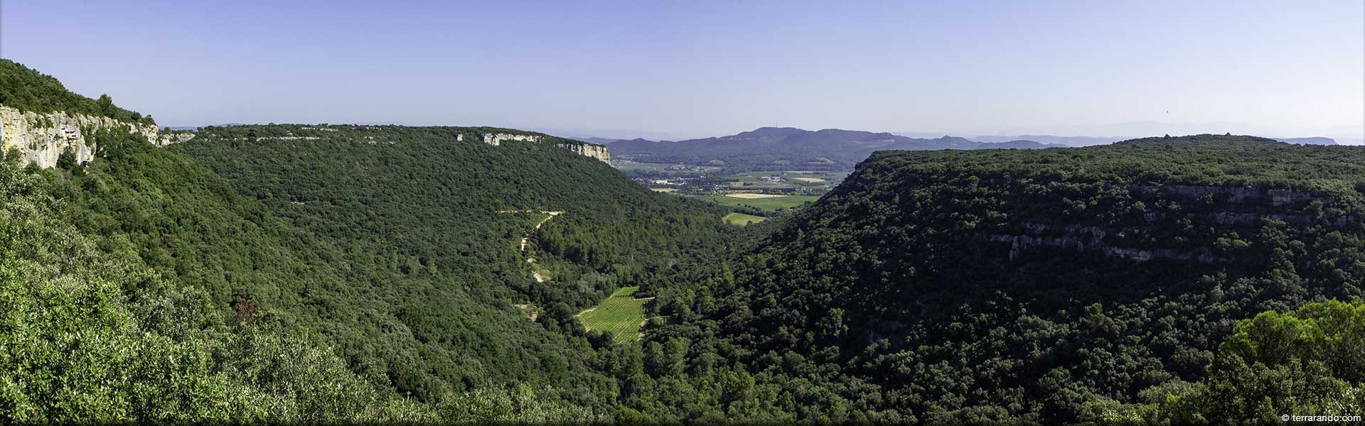 Randonnée pédestre d'Orsan et le plateau de Lacau dans le Gard