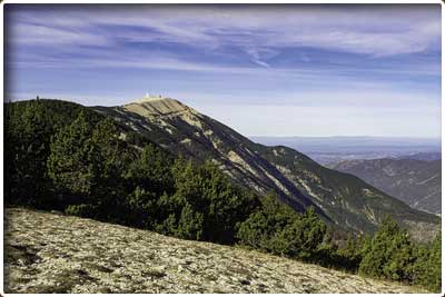 randonnée pédestre du Pas de la Frache - crête est du mont Ventoux