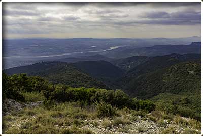 randonnée pédestre de Puget sur Durance dans le Luberon