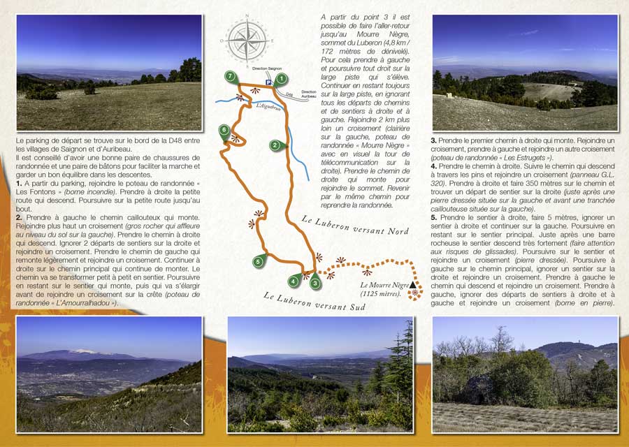 La randonnée pédestre de Regain et le versant Nord du Luberon