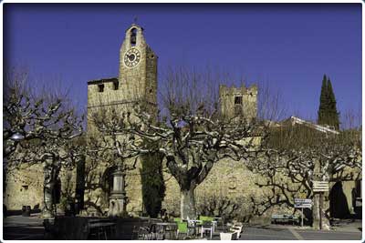 randonnée pédestre de Villedieu dans la vallée du Rhône en Vaucluse